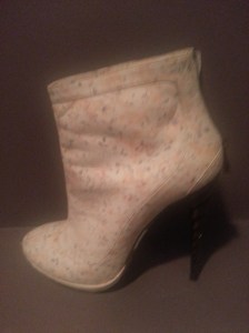 Nina Ricci floral ankle booties