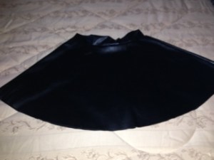 My flirty faux leather skirt